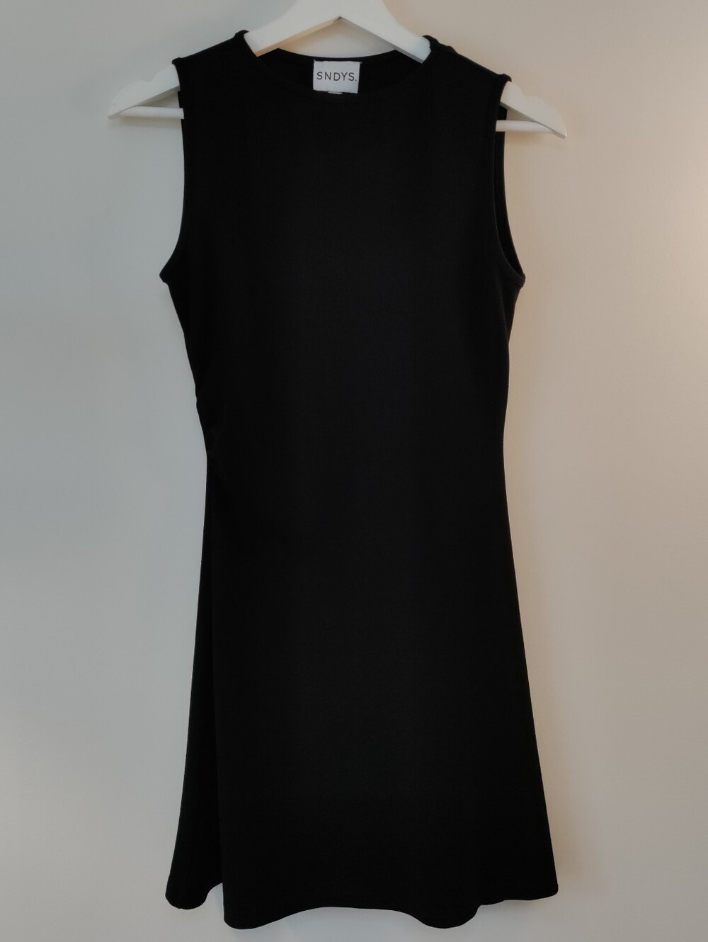 SNDYS Dress Medium Black Sleeveless A Line NWOT